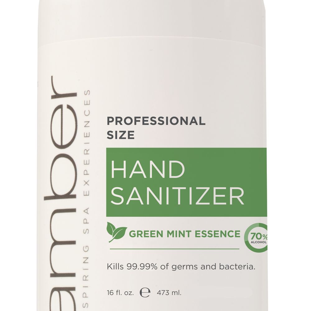 Amber Professional Green Mint Hand Sanitizer