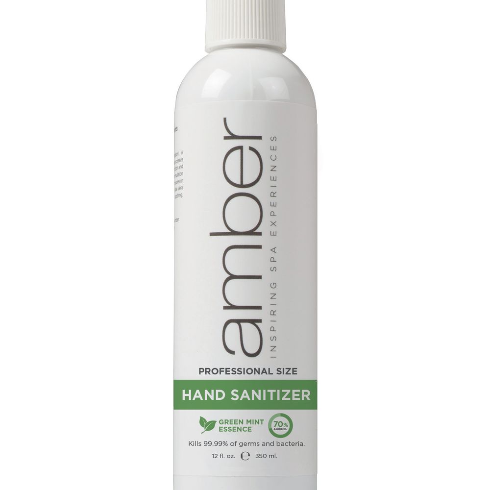 Amber Professional Green Mint Hand Sanitizer