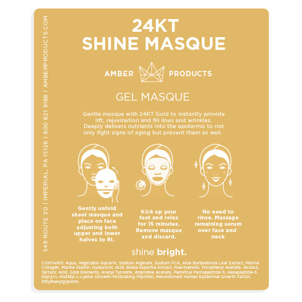 24KT Shine Masque - 1 pack